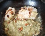 Foto del paso 12 de la receta: Bacalao a la salsa de habas y menta