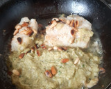 Foto del paso 12 de la receta: Bacalao a la salsa de habas y menta