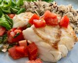 Une image de l'étape 7 de Dos de Cabillaud Sauce Vierge.