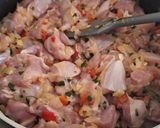 Csirkecomb pörkölt 🍗🧅🧄🍗 snidllinges nokedlivel recept fázis 4 fotója