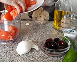 Foto del paso 4 de la receta: Gazpacho de Cerezas con Queso fresco de Cabra
