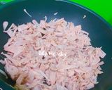 Hình bước làm 3 của món Mít non xào chay