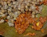 A picture of step 3 of Horse Gram / Kulith Sabji.
