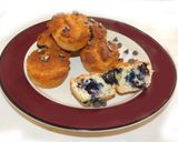 A picture of step 4 of Blueberry cup cake.