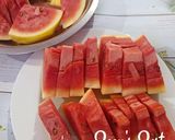 A picture of step 3 of Sunshine Watermelon or Yellow Rind Watermelon Salad.