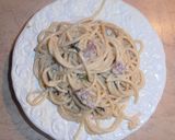 Φωτογραφία βήματος 18 της συνταγής Spaghetti με mascarpone, πράσο και λουκάνικο