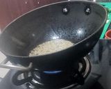 A picture of step 1 of Vegetable masala upma.