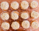 A picture of step 8 of Eggless vanilla cupcake.
