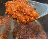صورة لخطوة 3 من وصفة إسباغيتي مولونيز بس بكور اللحم 😋♥️
