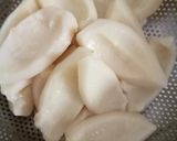 A picture of step 3 of Guava fudge (a vegan sweet).