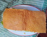 Foto del paso 9 de la receta: PIONONO RELLENO DE JAMÓN SERRANO, HUEVO, ACEITUNAS, Y MORRÓN 🥰🥰🥰😋😋😋😋