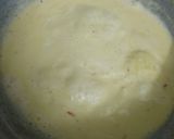 A picture of step 4 of Kesar-Elaichi Rabdi.