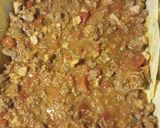 A picture of step 3 of Chili Lasagna Batch 00 NO Beans.