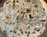 A picture of step 6 of Methi Roti with Kuttu Ata.