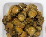A picture of step 4 of Masala karele.