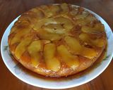 A picture of step 9 of Eggless upside down apple cake.