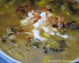 A picture of step 13 of Omaj soup آش اوماج تبریزی.