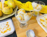 A picture of step 6 of Mango Swirl Ice-cream.