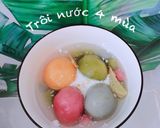 Hình bước làm 7 của món Trôi nước 4 mùa