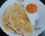 A picture of step 6 of Rava Dosa.