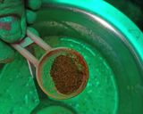 A picture of step 2 of Besan ka chilla.