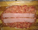 Foto del paso 4 de la receta: Pan de carne individual relleno de jamón, salsa fileto y muzzarella