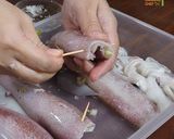 A picture of step 3 of Juicy Grilled Stuffed Squid.