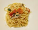 A picture of step 3 of Spaghetti al tonno fresco tuna steak spaghetti.