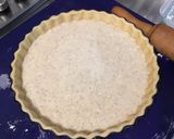 Une image de l'étape 12 de Tarte « toile d'araignée » aux pêches de vigne et crème d'amandes.