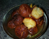 A picture of step 6 of Jamun ghulab.