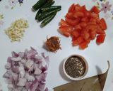 A picture of step 3 of Black Bean Curry.