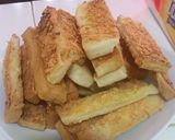 Foto langkah ke 6 dari resep Roti sosis beraroma bawang siap sekejap.