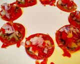 चटपटे टमाटर चाट (chatpate tamatar chaat recipe in Hindi) रेसिपी चरण 4 फोटो