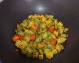 A picture of step 5 of Jhinge Aloo Posto.