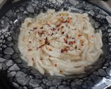 A picture of step 16 of Home Made Fettuccine Alfredo Pasta.