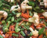 A picture of step 4 of Mix Vegetable Pulao.