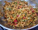 A picture of step 5 of Cabbage potato shak.