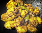 A picture of step 1 of Bharvan arbi.