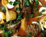 A picture of step 4 of Alu kofta curry with eggs..