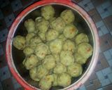 A picture of step 2 of Yam balls.