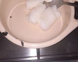 A picture of step 2 of Milk Pan Amasado (Chilean Country Bread).