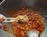A picture of step 3 of Kadai paneer.