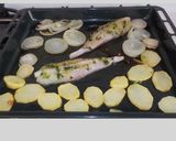 Foto del paso 14 de la receta Rape con guarnición de patata y cebolla al horno