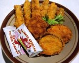 Foto langkah ke 4 dari resep Terong Tempe Crispy.