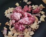 รูปขั้นตอนการทำที่ 1 ของ หมูสับผัดไข่ ใบชะพลู