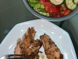 Salmón con salsa glaseada de soja mostaza y miel #marcelalevy #marcelacoss