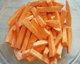 Une image de l'étape 2 de Frites de patate douce 🍠🤤.