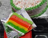 Foto langkah ke 6 dari resep Rainbow cake bisa kukus bisa panggang.