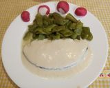 Foto del paso 11 de la receta: Pez Espada con judías verdes planas al horno con salsa de almendras