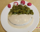 Foto del paso 11 de la receta: Pez Espada con judías verdes planas al horno con salsa de almendras